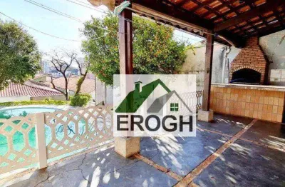 Casa com piscina,  3 dormitórios, 326 m² - venda por r$ 1.650.000 ou aluguel por r$ 13.400/mês - campestre - santo andré/sp