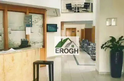 Flat com 1 dormitório e 1 vaga à venda, 46 m² por r$ 235.000 - centro - santo andré/sp