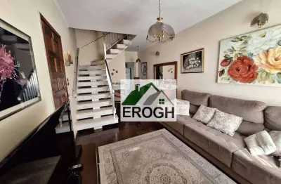 Sobrado à venda, 186 m² por r$ 710.000,00 - santa maria - santo andré/sp