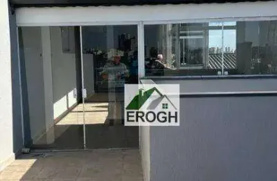 Cobertura com 3 dormitórios à venda, 174 m² por r$ 630.000,00 - vila curuçá - santo andré/sp