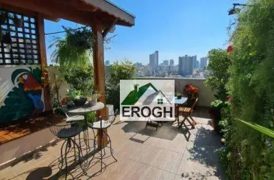 Cobertura com 2 dormitórios à venda, 120 m² por r$ 675.000,00 - santa maria - santo andré/sp
