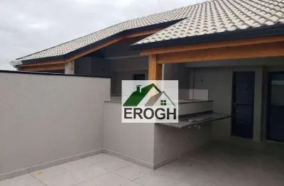Cobertura com 2 dormitórios à venda, 82 m² por r$ 410.000 - parque joão ramalho - santo andré/sp
