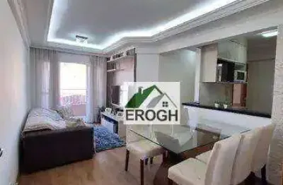 Apartamento com 2 dormitórios à venda, 60 m² por r$ 415.000 - nova petrpolis - são bernardo do campo/sp