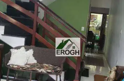 Sobrado com 3 dormitórios à venda, 114 m² por r$ 532.000 - jardim progresso - santo andré/sp