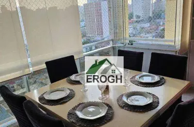 Apartamento com 4 dormitórios, condomínio paris, 140 m² - venda por r$ 1.170.000 ou aluguel por r$ 8.170/mês - centro - santo andré/sp