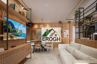 Apartamento com 2 dormitórios à venda, 56 m² por r$ 530.000,00 - casa branca - santo andré/sp