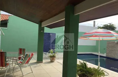 Casa com 3 dormitórios à venda, 180 m² por r$ 1.170.000 - balneário praia do pernambuco - guarujá/sp