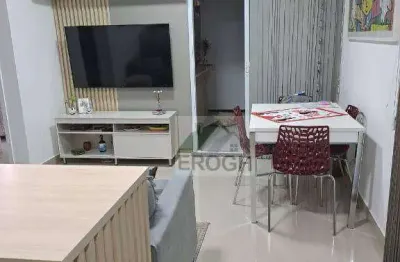 Apartamento com 2 dormitórios à venda, 60 m² por r$ 615.000,00 - parque das nações - santo andré/sp