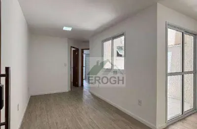 Apartamento com 2 dormitórios à venda, 44 m² por r$ 370.000,00 - parque das nações - santo andré/sp