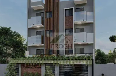 Cobertura com 2 dormitórios à venda, 90 m² por r$ 657.000 - campestre - santo andré/sp