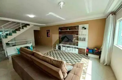 Sobrado com 3 dormitórios à venda, 190 m² por r$ 950.000 - vila linda - santo andré/sp