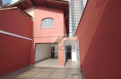 Sobrado para alugar, 184 m² por r$ 5.445,00/mês - santa maria - santo andré/sp