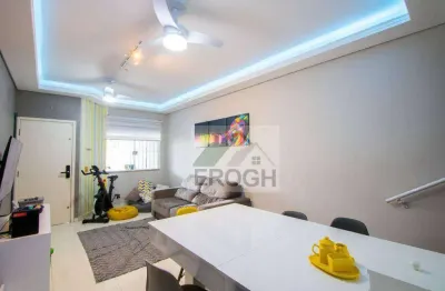 Sobrado com 3 dormitórios à venda, 126 m² por r$ 636.000,00 - vila linda - santo andré/sp