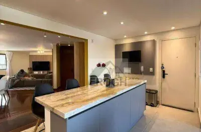 Apartamento com 5 dormitórios, 200 m² - venda por r$ 1.550.000 ou aluguel por r$ 11.645/mês - vila assunção - santo andré/sp
