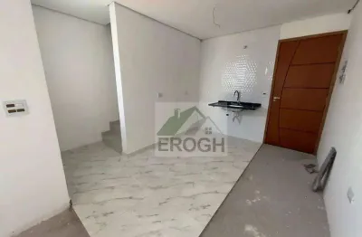 Cobertura com 2 dormitórios à venda, 110 m² por r$ 560.000,00 - vila alice - santo andré/sp