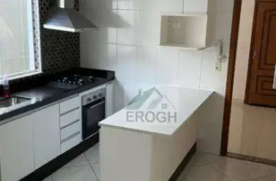 Apartamento com 3 dormitórios para alugar, 84 m² por R$ 3.610,00/mês - Campestre - Santo André/SP