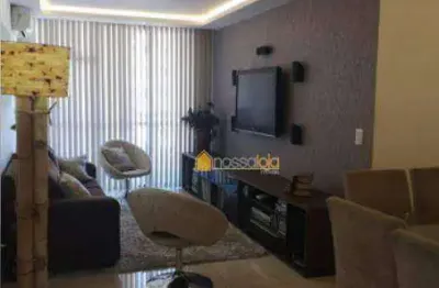 Lindo apartamento, mobiliado, varanda, sala l, 3 quartos, closet, banho, suíte, copa cozinha, área depend. empregada, 2 vagas, play clube.