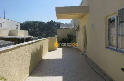 Cobertura com 2 dormitórios à venda, 120 m² - santa rosa - niterói/rj