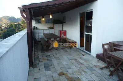 Cobertura com 2 dormitórios à venda, 144 m²  - fonseca - niterói/rj