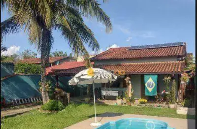 Casa com 3 dormitórios à venda, 142 m²  - praia de itaipuaçu (itaipuaçu) - maricá/rj