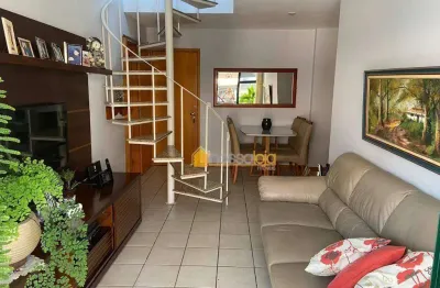 Cobertura com 4 dormitórios à venda, 160 m² - pe pequeno - niterói/rj