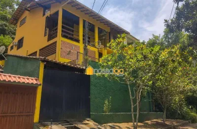 Casa com 2 dormitórios à venda, 170 m² - pendotiba - niterói/rj