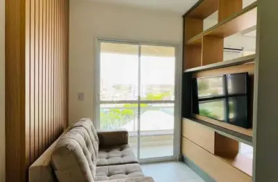 Apartamento (flat) 1 dormitórios, cozinha planejada, portaria 24 horas, elevador, em condomínio fechado