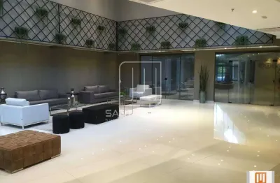 Apartamento (flat) 1 dormitórios/suite, cozinha planejada, portaria 24hs, lazer, espaço gourmet, salão de festa, salão de jogos, elevador, em condomínio fechado