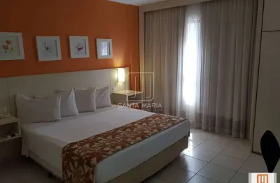 Apartamento (flat) 1 dormitórios, portaria 24 horas, elevador, em condomínio fechado