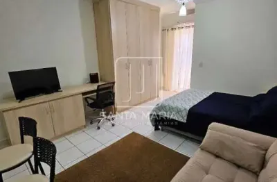 Apartamento (kitnete) 1 dormitórios, cozinha planejada, portaria 24 horas, elevador, em condomínio fechado