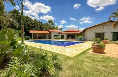 Chácara com 6 dormitórios à venda, 5000 m² por r$ 6.500.000,00 - recanto das flores - indaiatuba/sp