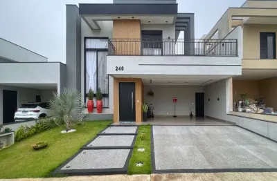 Sobrado com 3 dormitórios à venda, 249 m² por r$ 2.100.000,00 - residencial milano - indaiatuba/sp