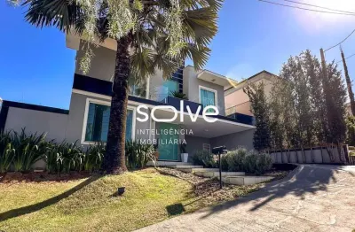 Sobrado com 3 dormitórios à venda, 348 m² por r$ 2.650.000,00 - condomínio helvétia park - indaiatuba/sp
