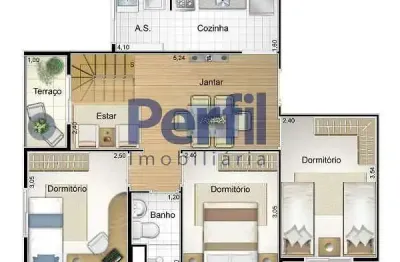 Apartamento com 4 quartos à venda na avenida marechal joão batista mascarenhas moraes, 1981, são pedro, osasco por r$ 380.000