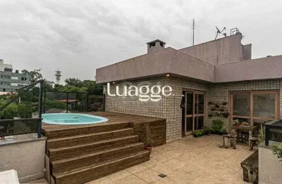 Cobertura para venda - 207m², 3 dormitórios, sendo 1 suites, 2 vagas - santa tereza