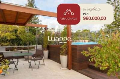 Cobertura para venda - 234.17m², 3 dormitórios, sendo 1 suites, 2 vagas - cristal