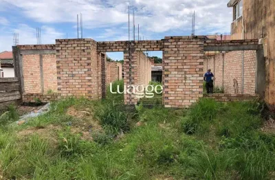 Terreno de 11x35 com projeto aprovado para duas casas de 167m2 com 3 dormitórios, amplo patio na frente e nos fundos.