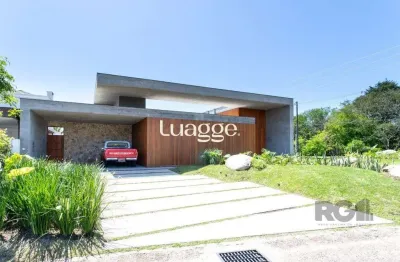 A casa le mans, uma residência térrea de esquina com 389,48m2 de área coberta