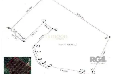 Terreno à venda na Estrada Antônio Borges, 1576, Belém Velho, Porto Alegre