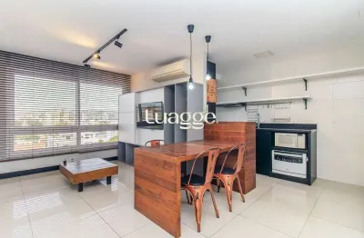 Apartamento 1 dormitório (reversível para 2) | suíte | semi mobiliado