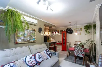 Apartamento com 2 dormitórios, cozinha americana, banheiro social, gás central, 1 vaga