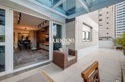 Apartamento garden com 107m² e 3 dormitórios, 1 suíte, 2 vagas