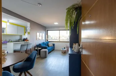 Apartamento de 62m², 2 dormitórios com suíte, churrasqueira, vaga coberta, infraestrutura completa, na zona sul de porto alegre.