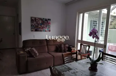 Apartamento garden, 2 dormitórios, 1 suíte, e 1 vaga de garagem coberta.