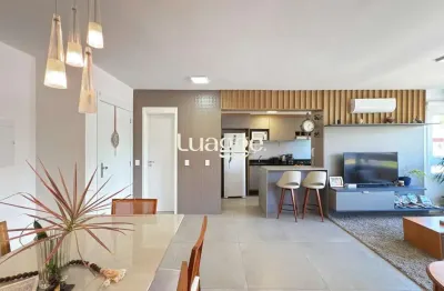 Apartamento 03 suítes bairro cristal, 88,97m² de área privativa, semimobiliada e 02 vagas de garagens cobertas.