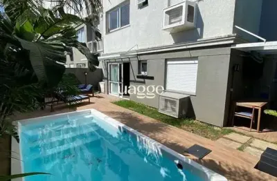Apartamento garden semimobiliado para locação no bairro glória - 146m² área privativa - piso porcelanato - 02 quartos - piscina privativa - 01 vaga