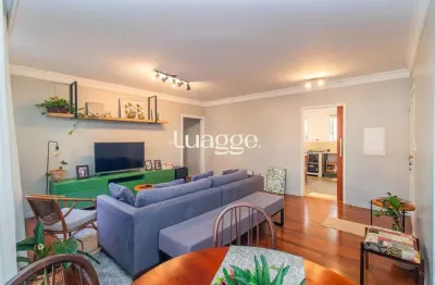 Amplo apartamento de 127m² com 3 dormitórios e 2 vagas