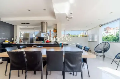 Cobertura com 171m² e 3 dormitórios, 1 suíte, 2 vagas no bairro higienópolis
