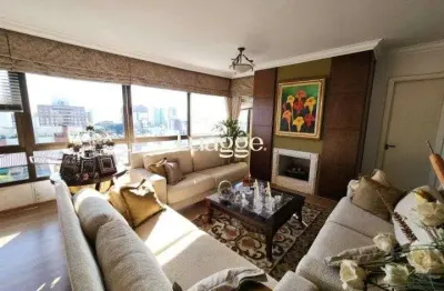 Apartamento de 196,96m², 3 dormitórios, 2 suítes, lareira, 3 vagas cobertas, no costa amalfitana.