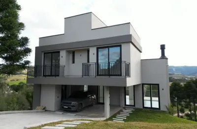 Casa de alto padrão no condomínio costa da serra – rancho queimado/sc